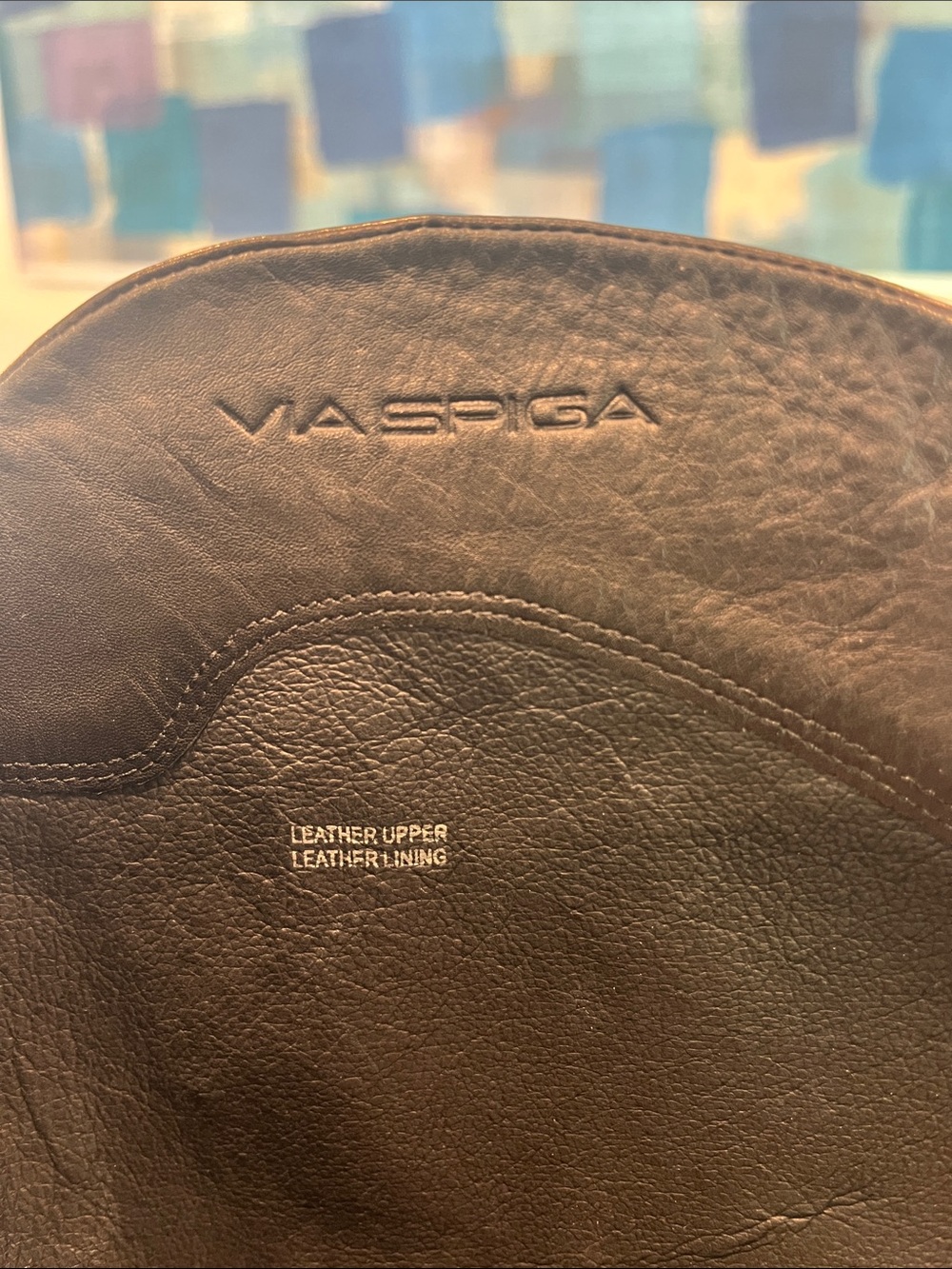 Via Spiga Black Tall Leather Riding Boots - Picture 8 of 8